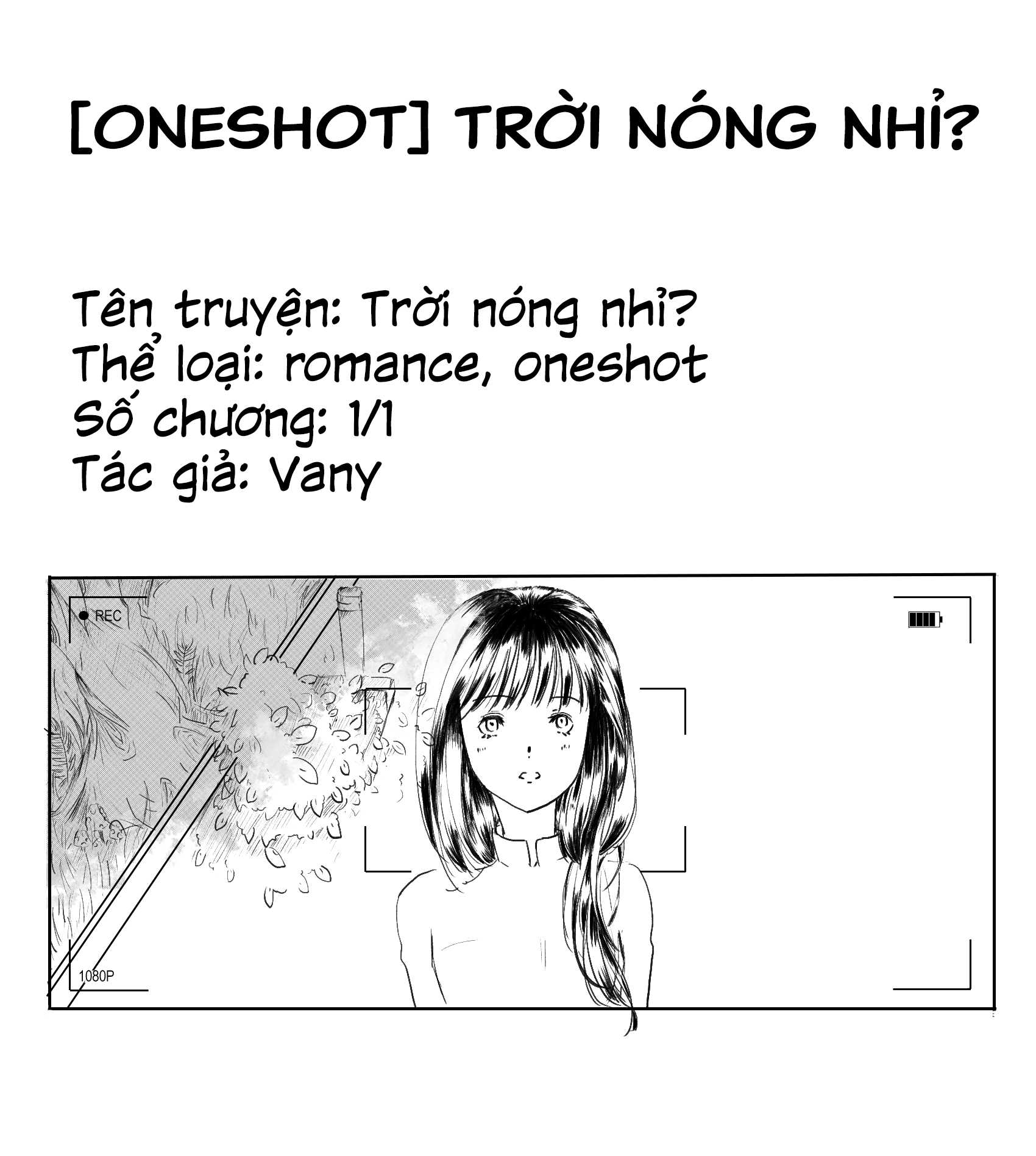 Truyện tranh [Oneshot] Trời Nóng Nhỉ?