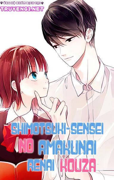 Truyện tranh Shimotsuki-Sensei No Amakunai Renai Kouza